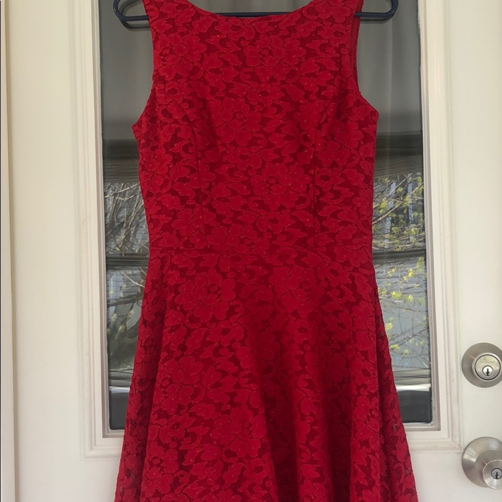 Red/glitter Dress
